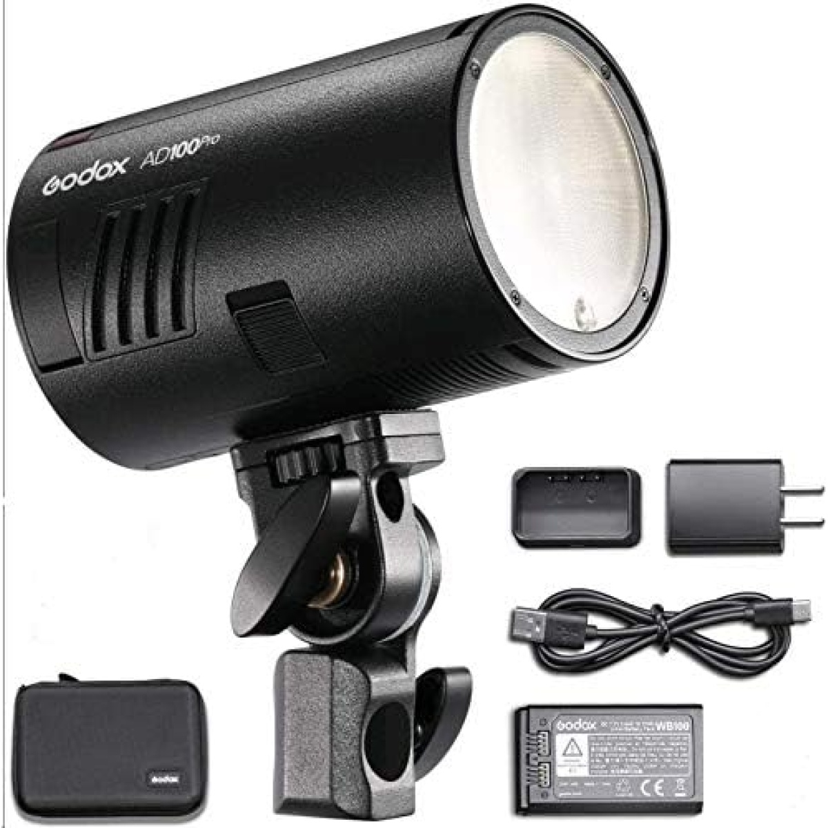 GODOX AD100Pro Pocket Studio Flash Light Photography Light OLED Screen 5800K