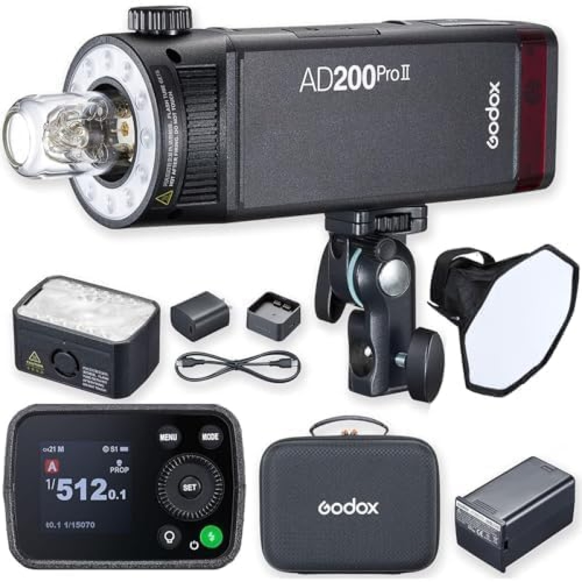 Godox AD200 Pro II Godox AD200Pro II Godox AD200ProII, One-Tap Sync with X3
