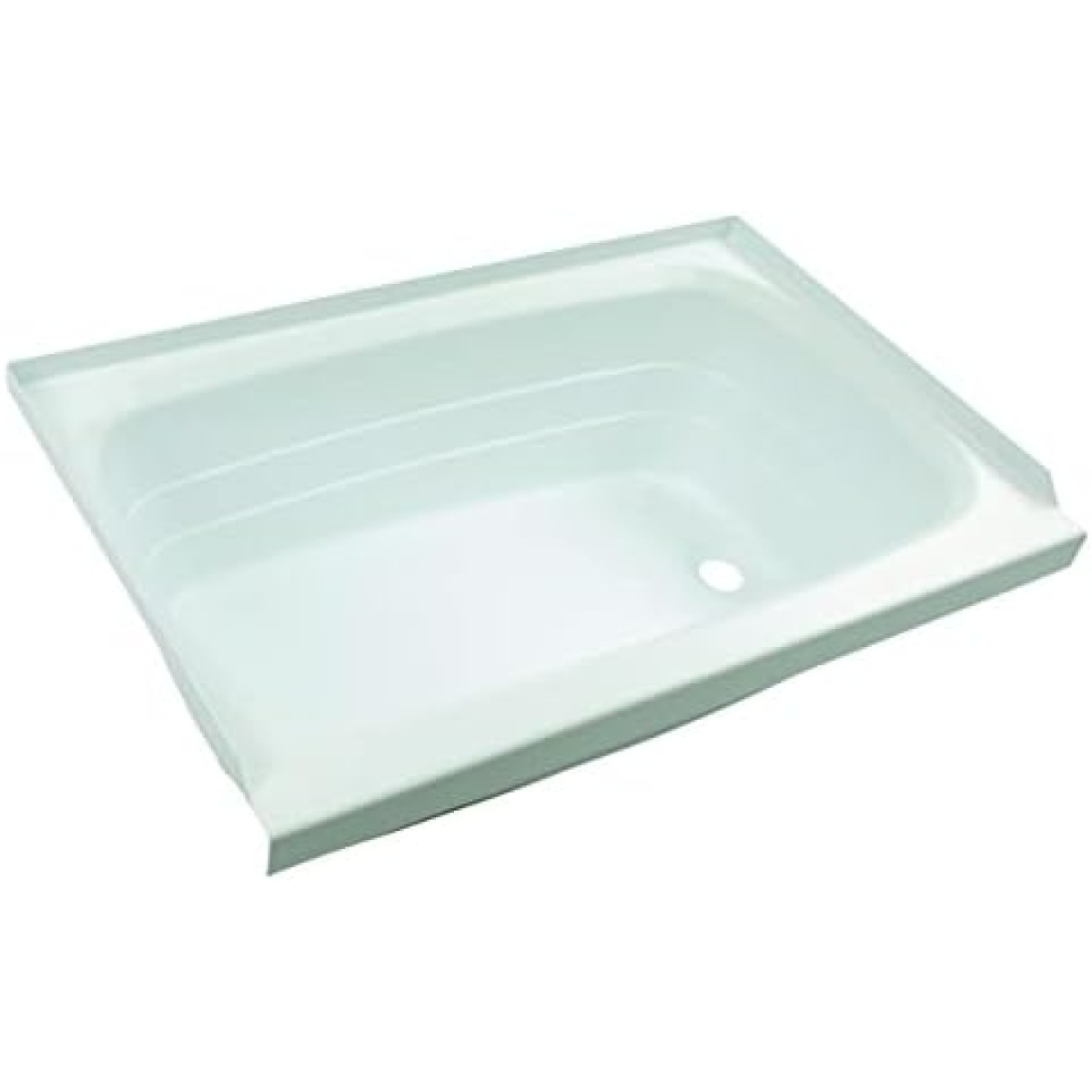 Lippert Replacement 24″ x 36″ White Bathtub with Right Drain, Scratch-Resistant