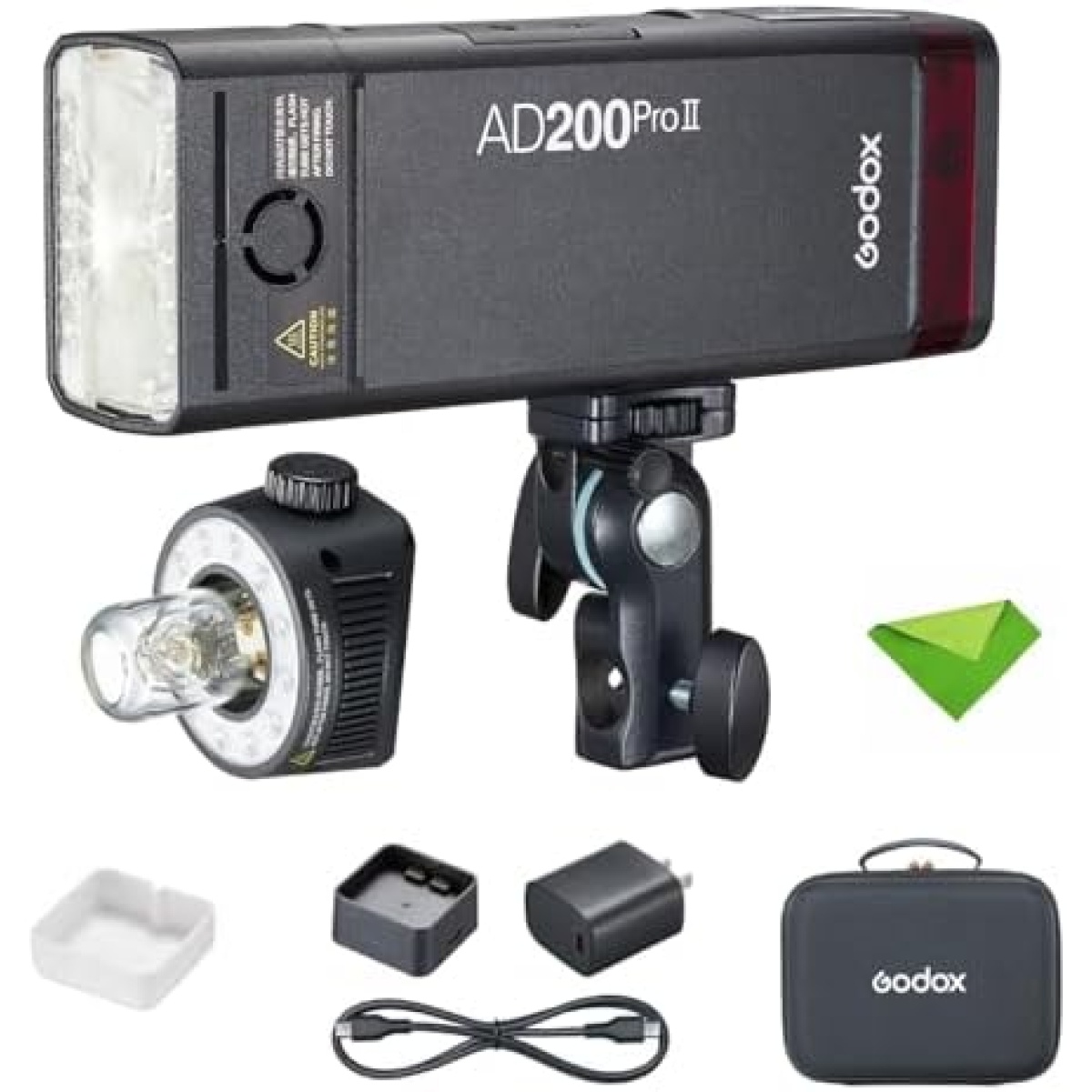 GODOX AD200 Pro II AD200ProII 200Ws 2.4G TTL Flash Strobe, 500 Full Power