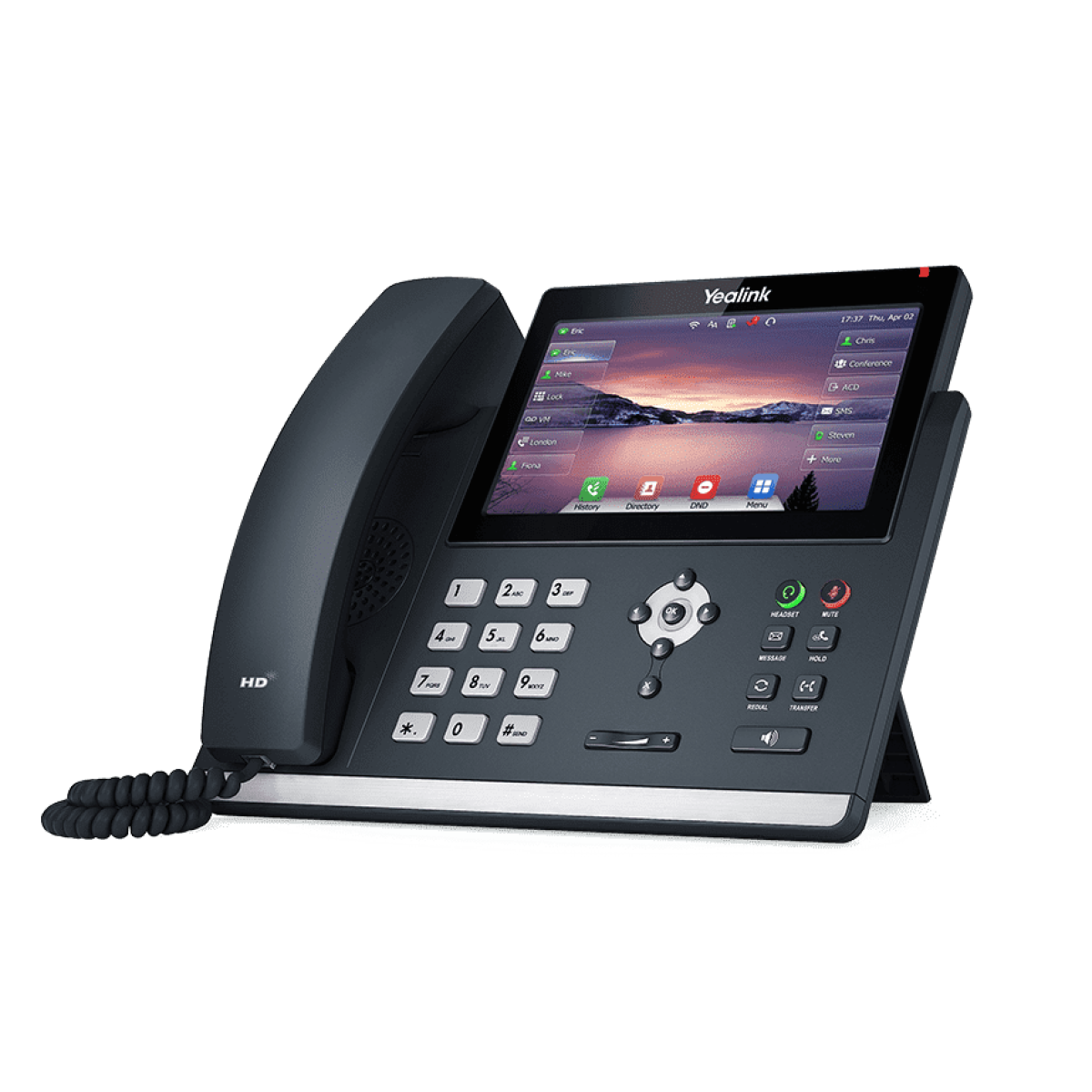 Yealink SIP-T48G Gbit VoIP Phone Ultra-Elegant Touchscreen