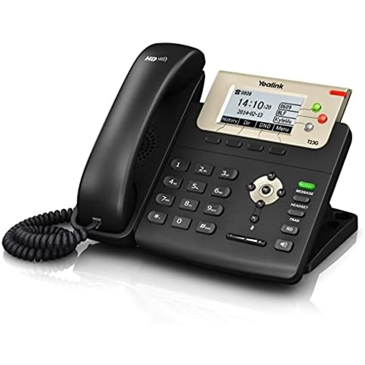 Yealink T23G IP Phone, 3 Lines. 2.8-Inch Graphical LCD. Dual-Port 10/100