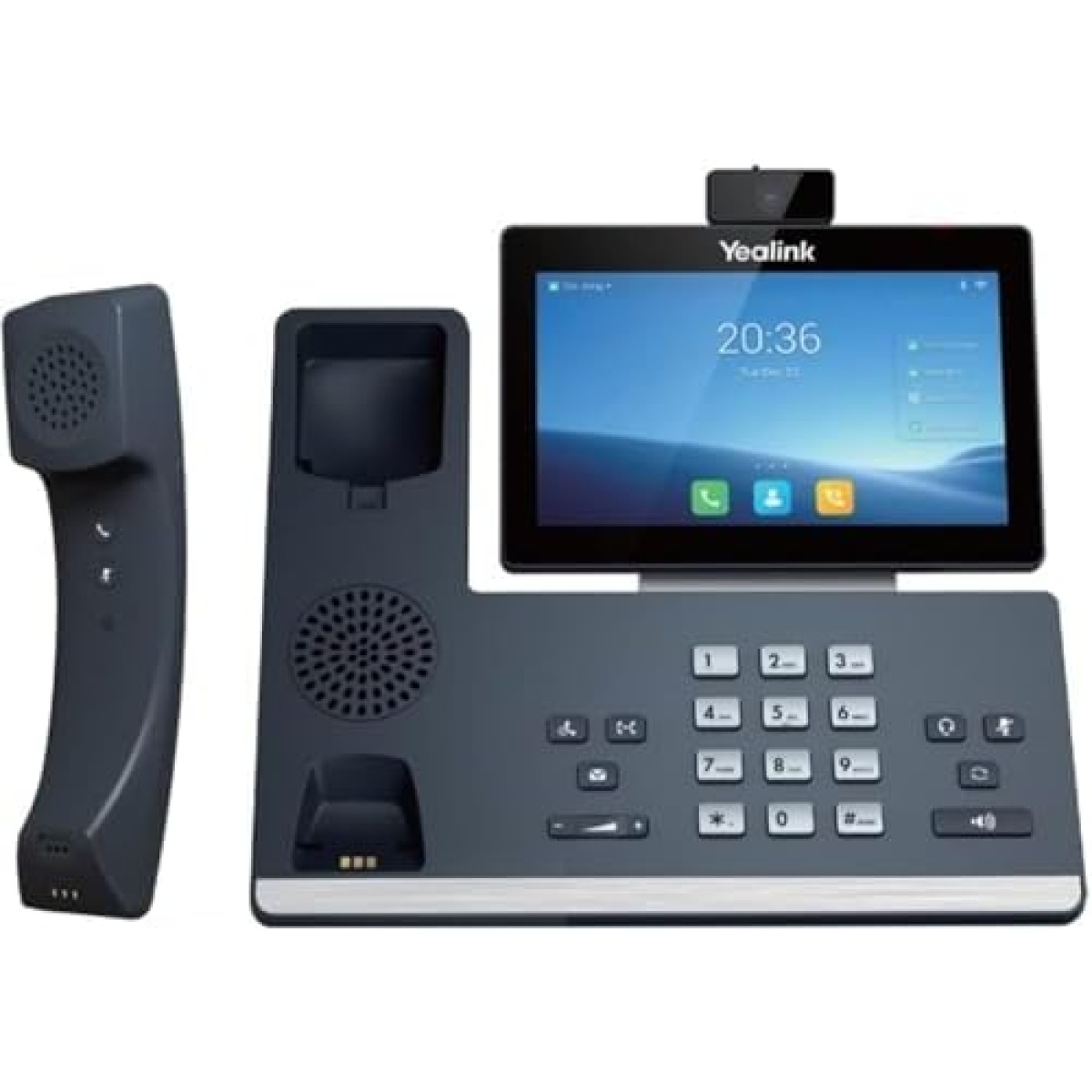 Yealink T58W Pro IP Phone – Corded/Cordless – Corded/Cordless – Wi-Fi, DECT