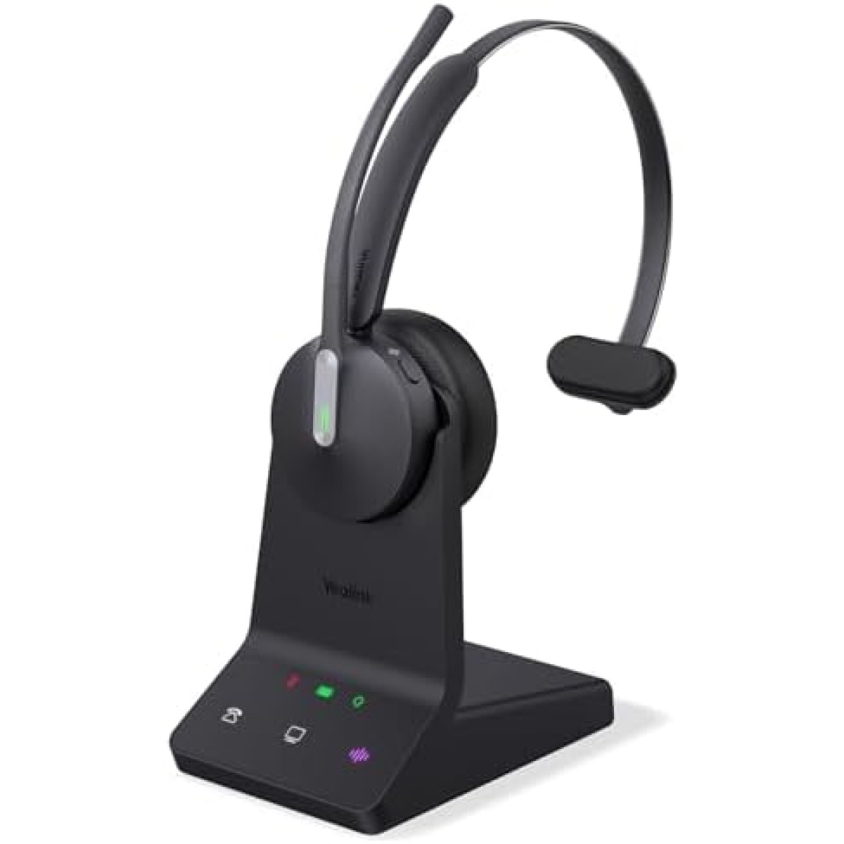 Yealink WH64 Wireless Headset, DECT & Bluetooth Dual-Mode 606 ft Range Headset