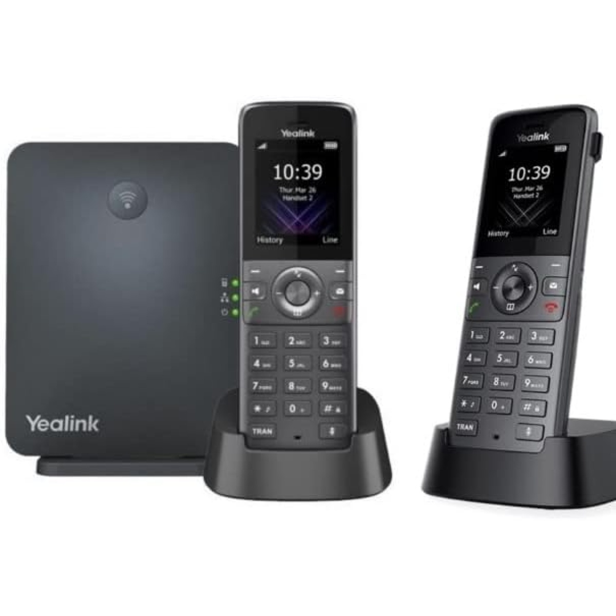 Yealink IP Phone W73P Bundle of W70B Base and W73H handset + 1-Unit W73H Handset
